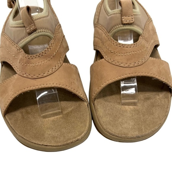 Easy Spirit Evio Tan Suede Casual Comfort Sandals Women’s 7.5 - Picture 4 of 12